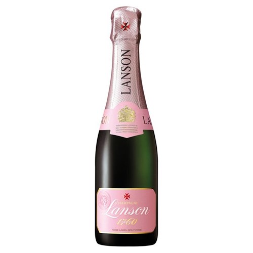 Lanson Rose Label Half Bottle 37.5cl - Premium Quality